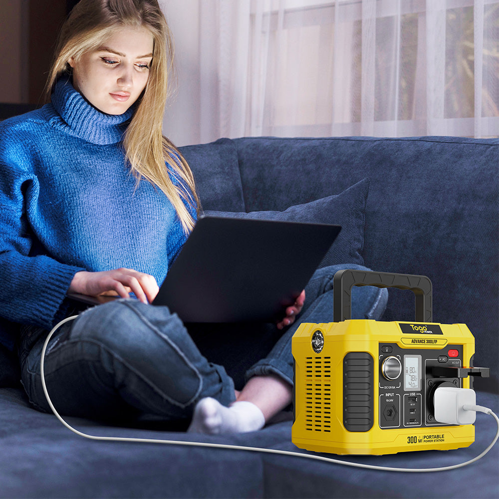 Station d'energie - TOGO POWER - Technologie batterie LiFEPO4 - ADVANCE300LFP - Sortie max AC 400W