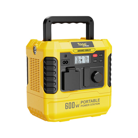 Station d'energie - TOGO POWER - Technologie batterie LiFEPO4 - ADVANCE600LFP - Sortie max AC 1200W