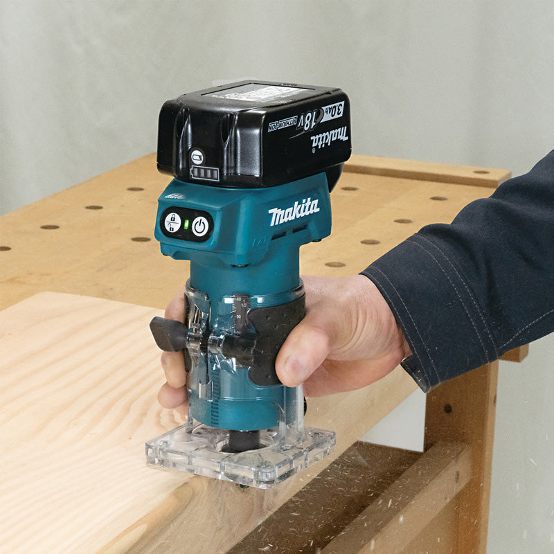 Affleureuse 18V LXT ®MAKITA - DRT52Z Li-Ion - Ø 6 mm (vendu sans batterie)