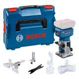 Affleureuse sans-fil BOSCH GLF 18V-8 - 0 601 B51 100 Professional - Machine nue en L-BOXX avec accessoires
