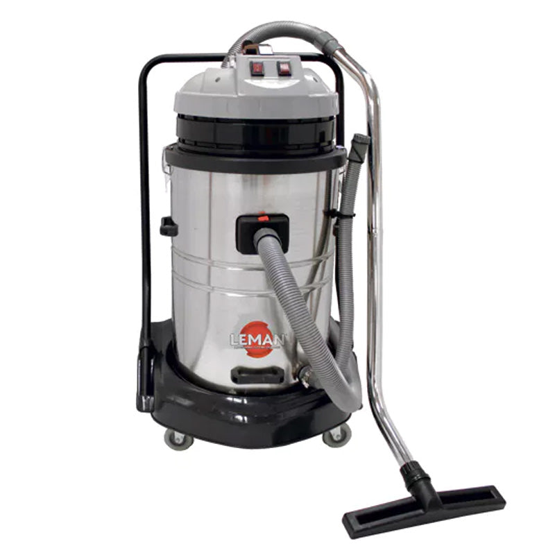 Aspirateur LEMAN cuve inox - 70 L - 2000W
