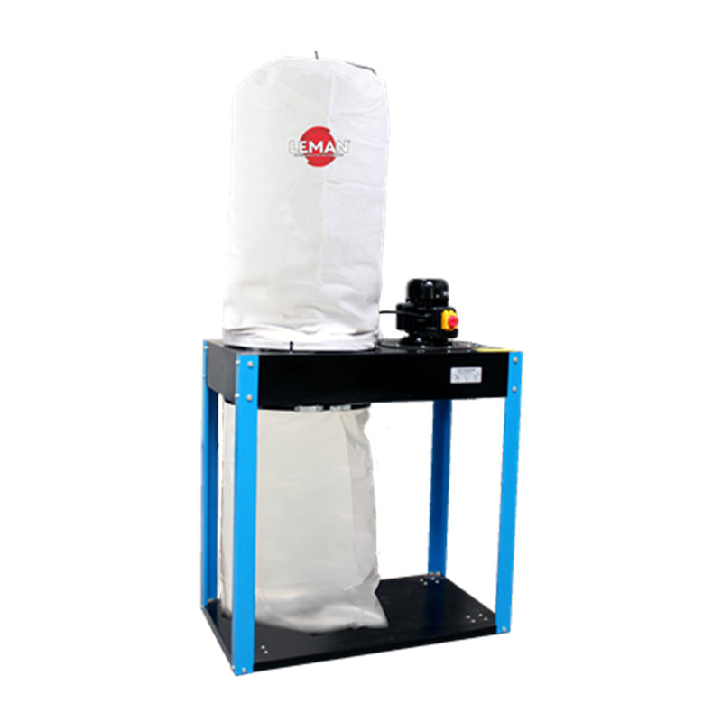 Aspirateur d'atelier à copeaux triphasé 165 L LEMAN ASP165T