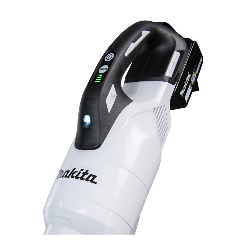 Aspirateur balai LXT blanc MAKITA DCL286FRFW 18 V Li-Ion - 3 Ah - 180 mbar