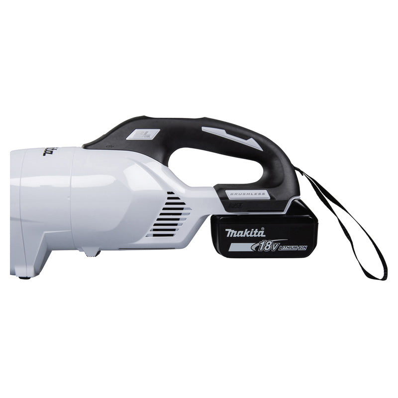 Aspirateur balai LXT blanc MAKITA DCL286FRFW 18 V Li-Ion - 3 Ah - 180 mbar