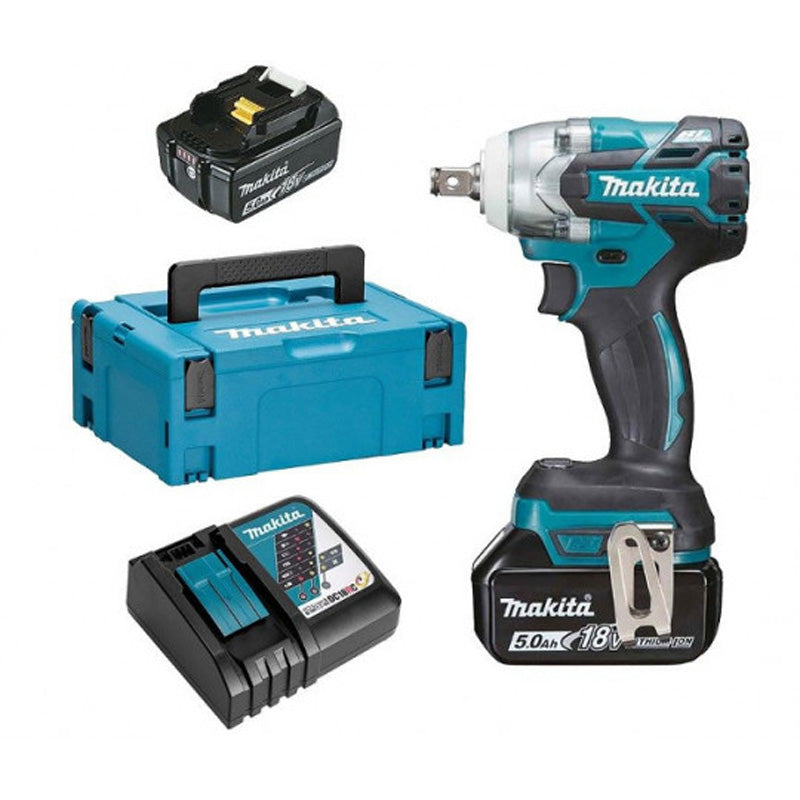 Boulonneuse à chocs 330Nm Brushless 2x5Ah 18V LXT ® MAKITA DTW301RTJ en MAKPAC