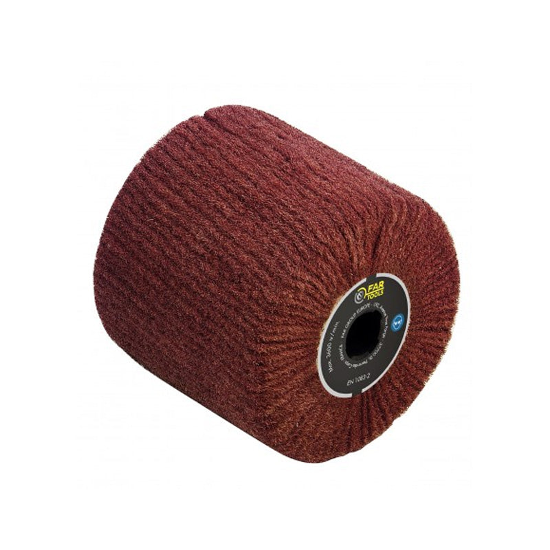 Brosse fibre synthétique grain 320 - 120 x 100 mm - FARTOOLS