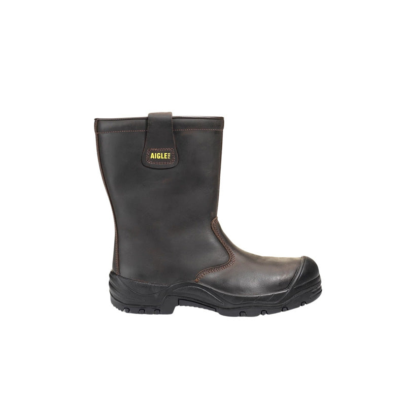 Bottillons de sécurité S3 cuir AIGLE IOLAR - isolant et imperméable