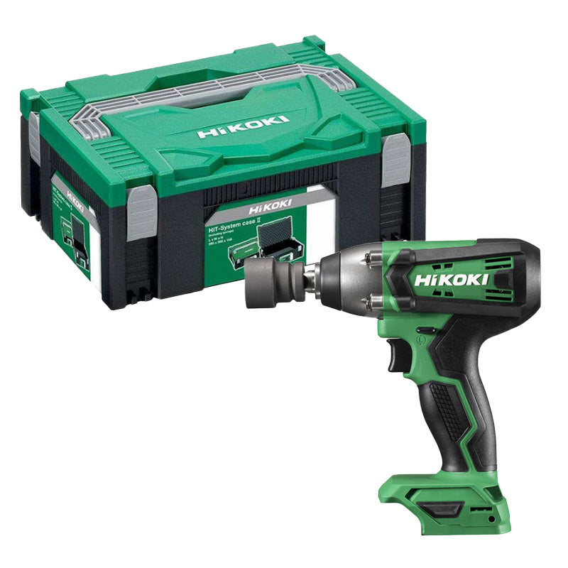 Boulonneuse à chocs 220 Nm 18 V 1,4 kg HIKOKI WR18DFW2Z en HitCase (vendu sans batterie)