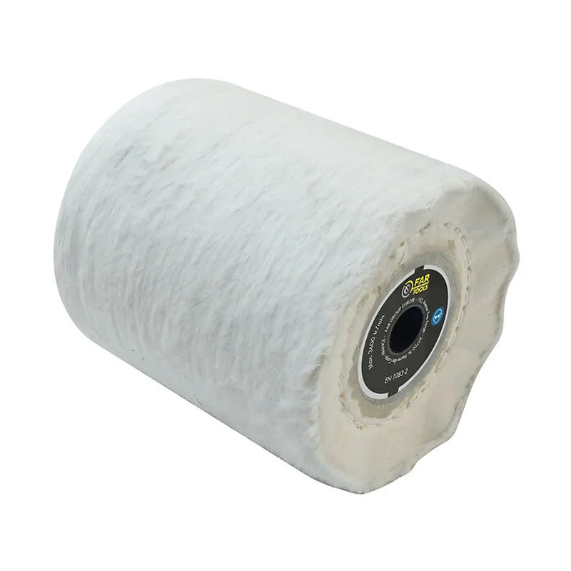 Brosse coton blanc doux REX120/200 - FARTOOLS - 110867