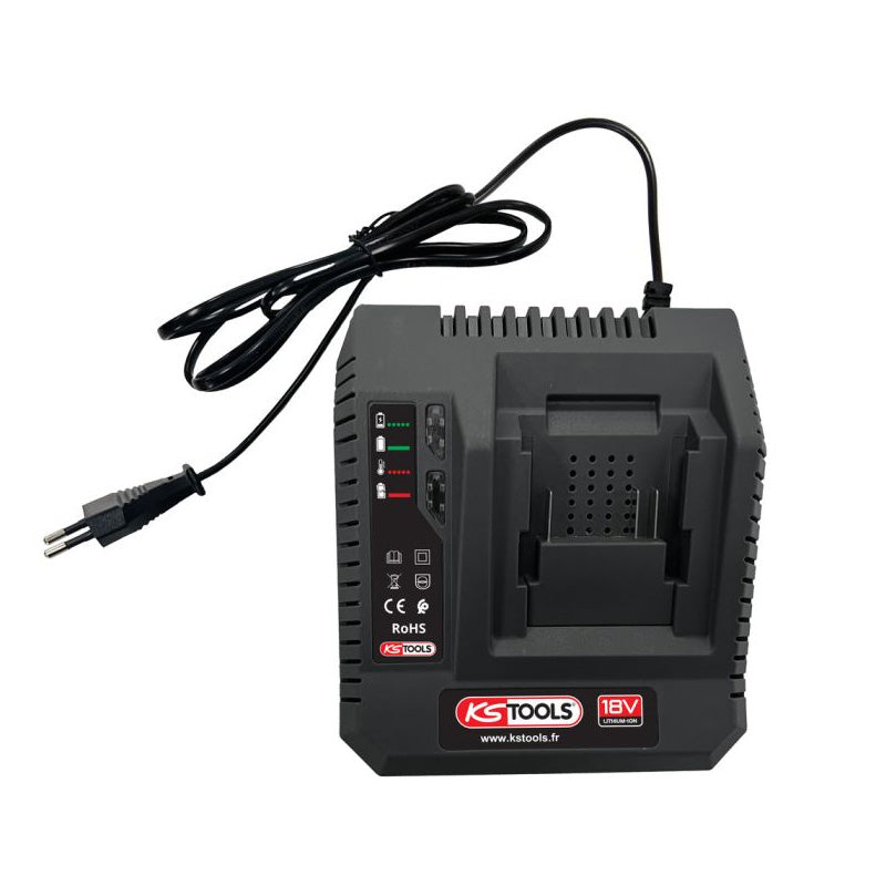 Chargeur rapide 18V 4A pour batteries 515.4702F et 515.4705F - KS TOOLS - 515.4703F