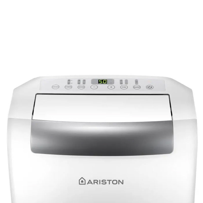 Climatiseur mobile 4 en 1 - ARISTON - Mobis 10 Pro - 10000 BTU/2,9kW - Refroidissement Déshumidificateur Ventilateur Mode nuit - Classe A+