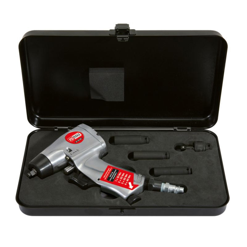 Coffret clé à chocs vibrante 1/4'' 10-40Nm pour bougies de préchauffage - 5pcs - KS TOOLS - 152.1060