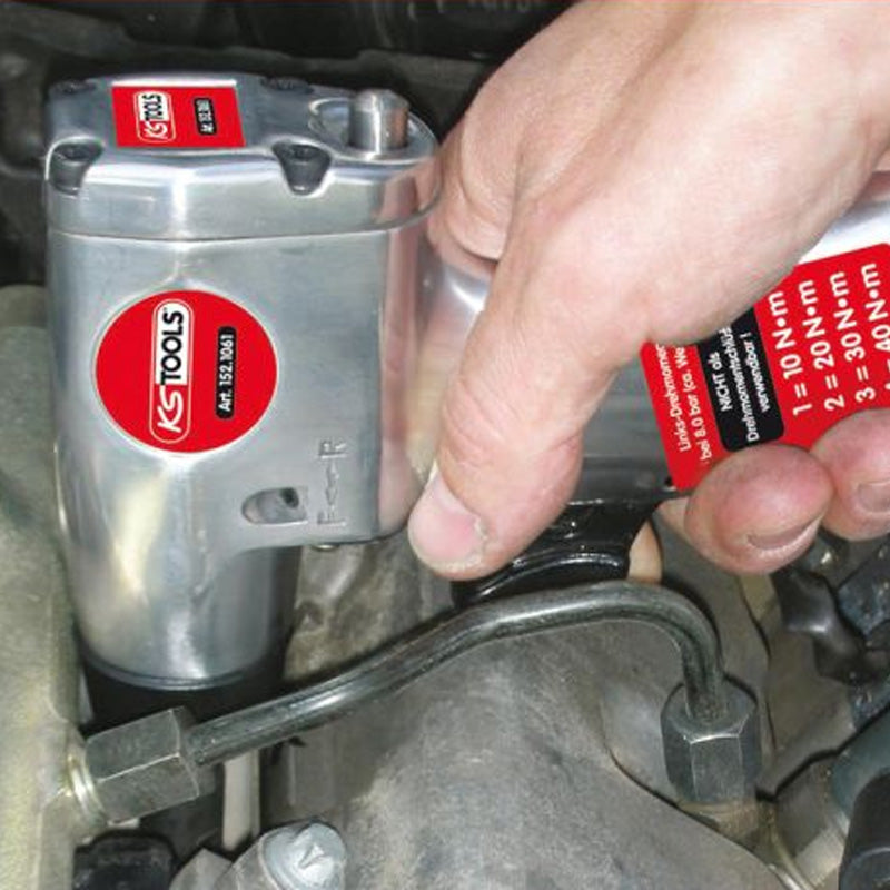 Coffret clé à chocs vibrante 1/4'' 10-40Nm pour bougies de préchauffage - 5pcs - KS TOOLS - 152.1060