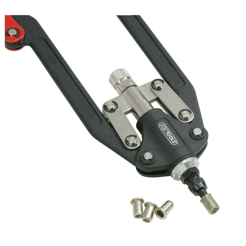Coffret de pince à rivets et écrous aveugles (insert) - 2 bras pliants - KS TOOLS - 150.9630