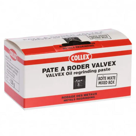 Collex pâte à roder GEB VALVEX pour robinets, vannes, clapets Pot de 65g de gros grain 120 + un pot de 65g de grain fin 240