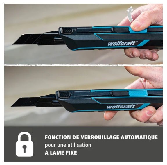 Cutter DUAL, lame sécable 25 mm D + G - WOLFCRAFT - 4291000