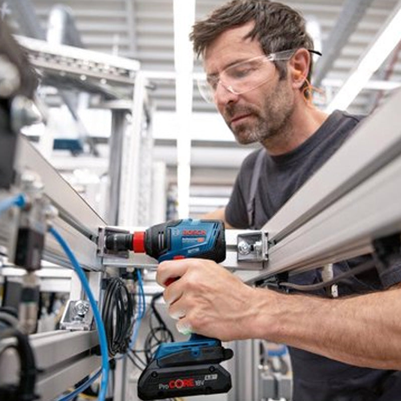 Pack 4 outils 18V BOSCH : GSR 18V-110C + GDX 18V-210C + GWS 18V-10 + GBH 18V-24C + 1 batterie 4,0 Ah (ProCORE) + 2 batteries 5,5 Ah (ProCORE) + GAL 1880CV (L)