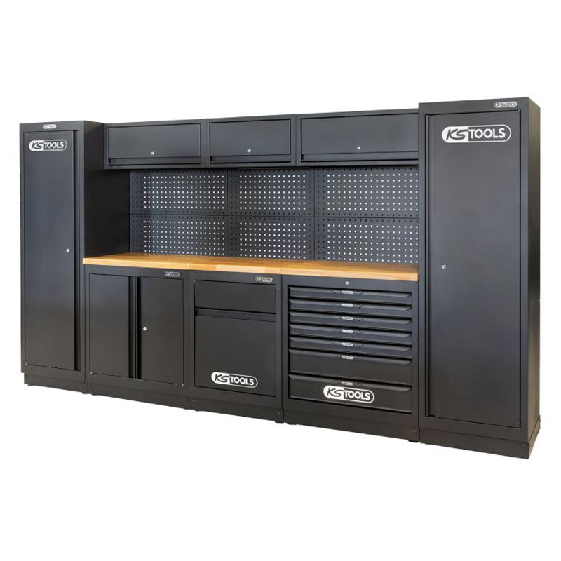 Composition de meubles d'atelier SRM 3,6 m - KS TOOLS - 810.8053
