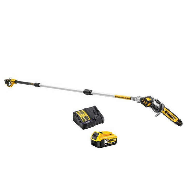 Elagueuse sur perche XR 18V DEWALT DCMPS567P1-QW 5AH Li-Ion Brushless