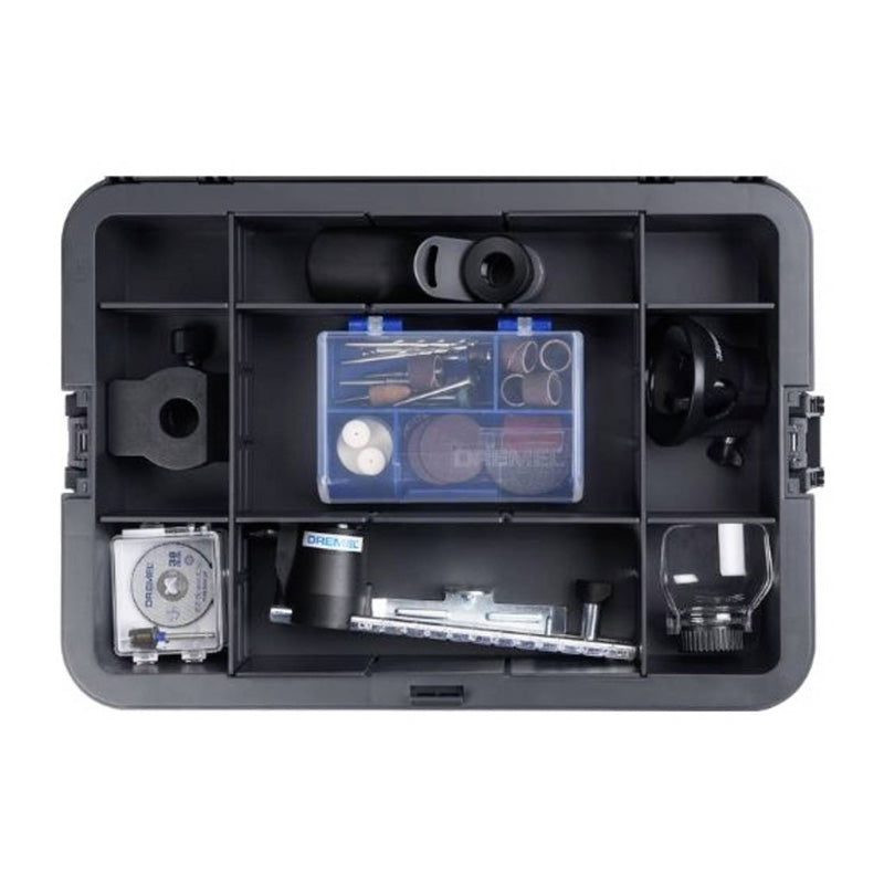 Dremel 8250 Outil Rotatif Multifonction Sans-fil 12V, 65 acc, 5 adaptations, 1 batterie 2Ah, de 5.000 à 30.000 tr/min