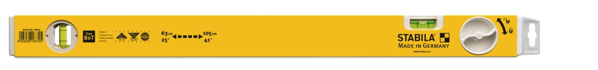 Niveaux à bulle Type 80 T STABILA