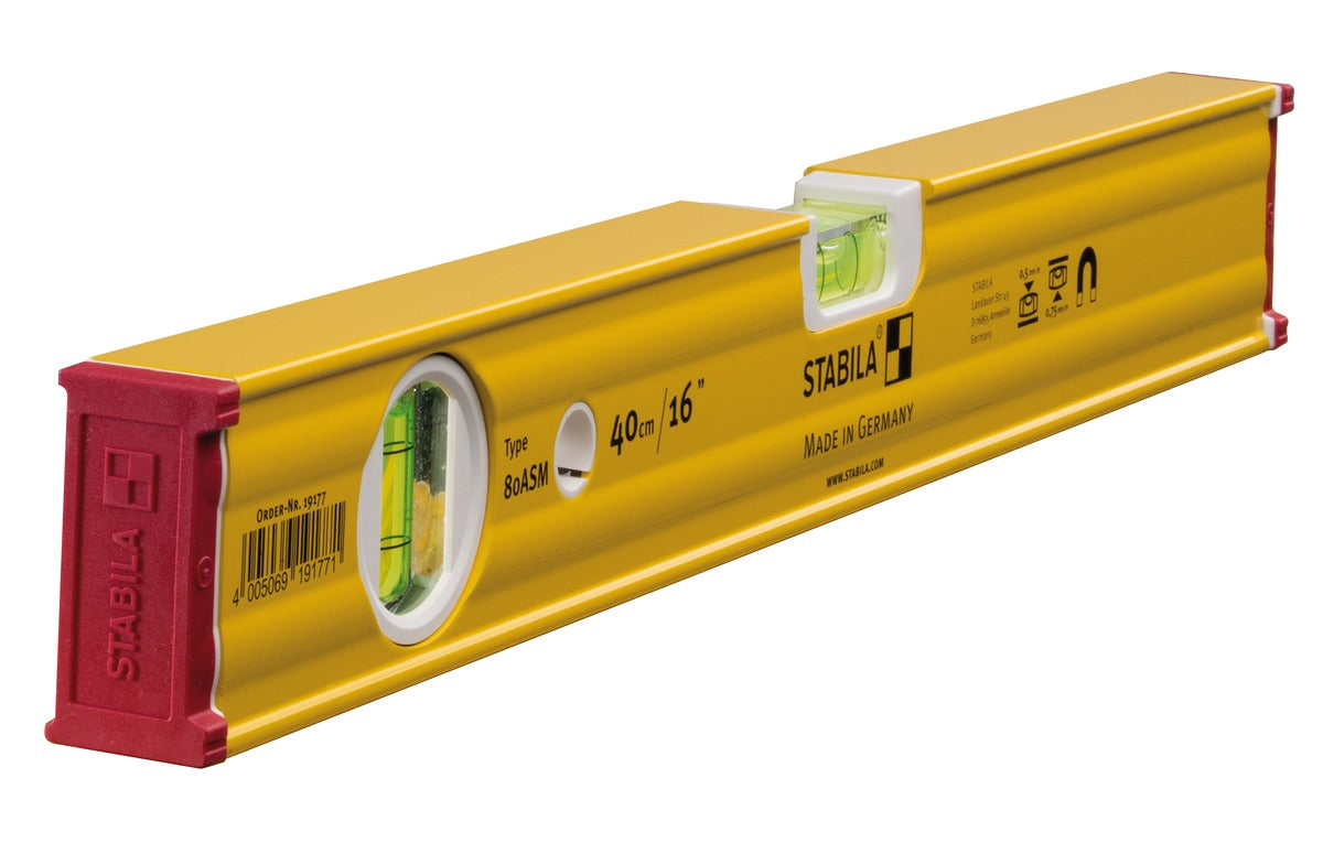 Niveaux à bulle Type 80 ASM STABILA