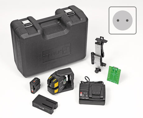 Laser lignes croisées et aplomb LAX 500 G, 12-V-System, 7-pcs (EU) STABILA 19984