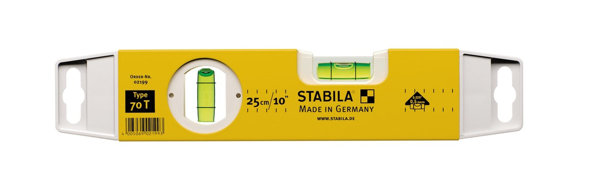 Niveaux à bulle Type 70 T, 25 cm STABILA 2199