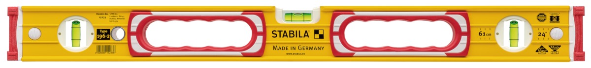 Niveaux à bulle Type 196-2 STABILA