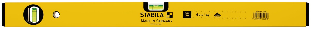 Niveaux à bulle Type 70 STABILA