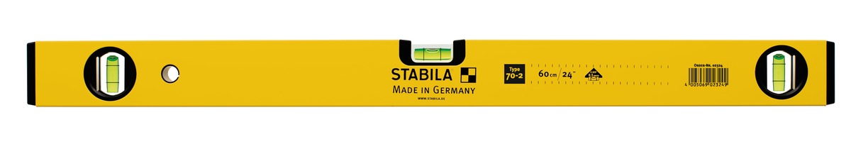 Niveaux à bulle Type 70-2 STABILA