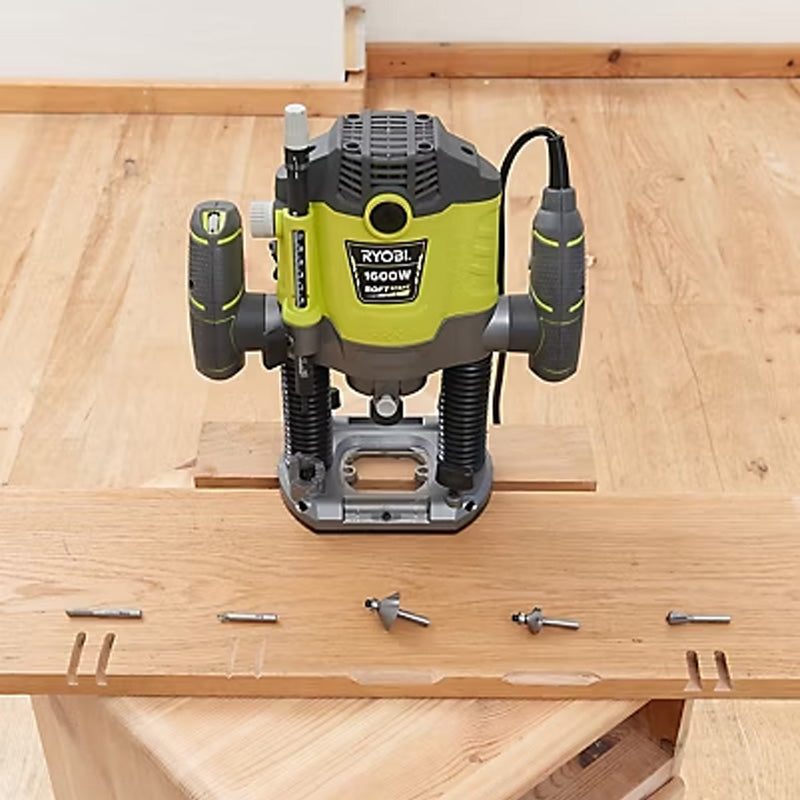 Défonceuse RYOBI RRT1600-K 1600W - 10 000-26 000 tr/min en coffret
