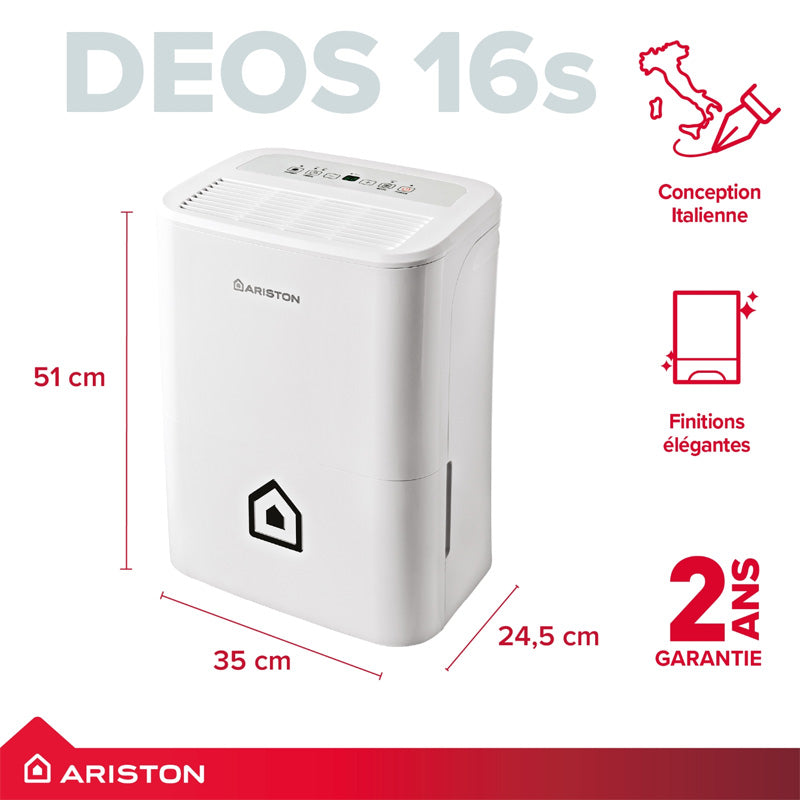 Déshumidificateur ARISTON DEOS 16S NET