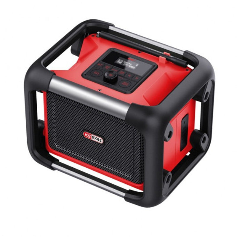 Enceinte bluetooth / câble / radio - sur batterie / secteur - KS TOOLS - 100172F