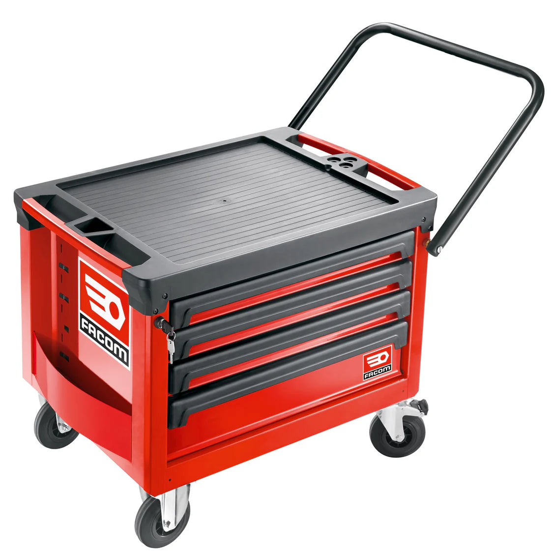 Coffre roulant FACOM ROLL.CR4M3APF - 4 tiroirs - rouge
