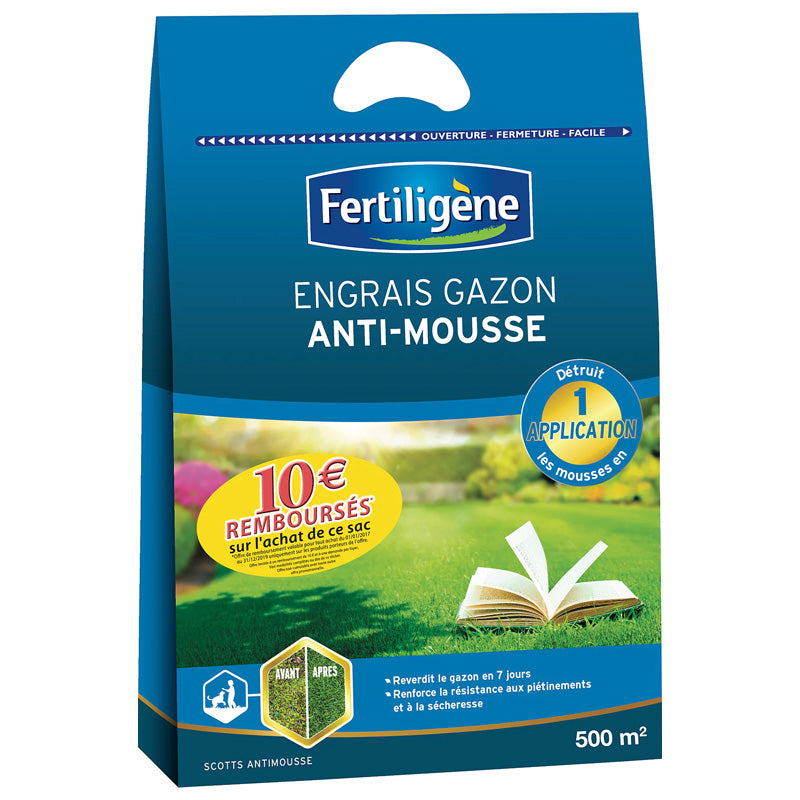Engrais ANTI-MOUSSE 500M² - Fertiligène - 2190066