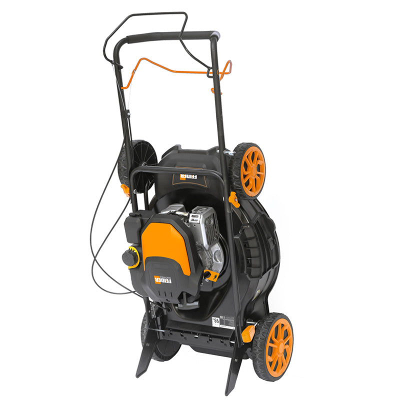 Tondeuse thermique FEIDER FTDT4645VS auto-tractée 170 cm³ 46 cm Rangement Vertical