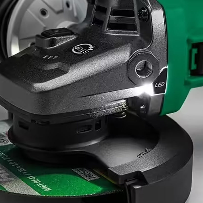 Meuleuse HIKOKI G3613DEW2Z - Ø125mm - MultiVolt 36V Brushless - Frein - inter.autobloquant - LVH (vendu sans batterie) en HitCase III