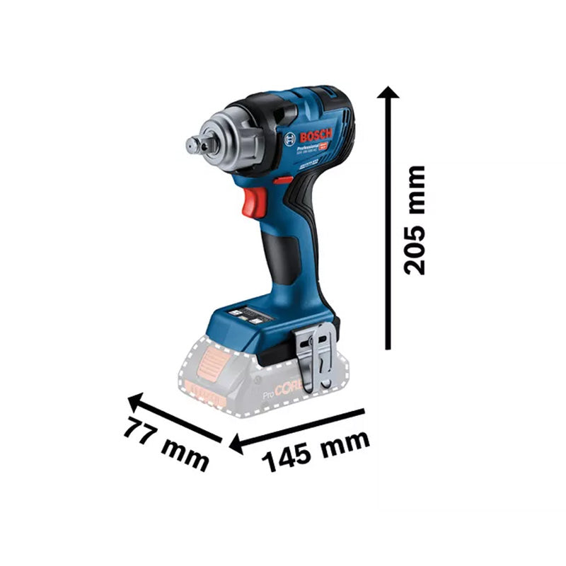 Boulonneuse sans-fil BOSCH GDS 18V-330 HC - 0 601 9L5 000 Professional (vendu sans batterie)