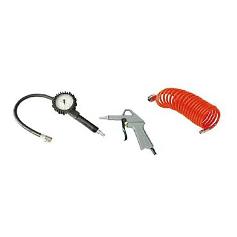 Kit 3 pièces Gonflage en sachet avec soufflette bec court - MECAFER - 150052