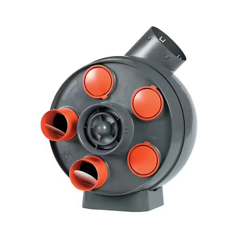 Kit PENTA VMC simple flux autoréglable VORTICE KVAPE5 suspendue ou fixée + 3 bouches