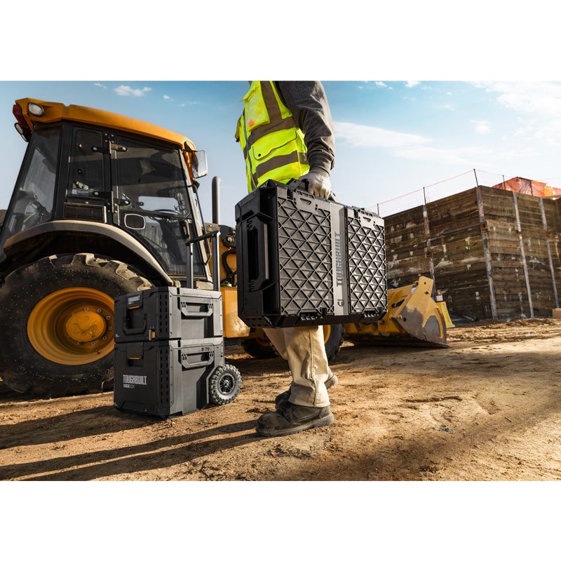 STACKTECH KIT 3 pièces TOUGHBUILT TB-B1S3-B-70R-BEA Coffre de chantier + Grande boite + boite moyenne