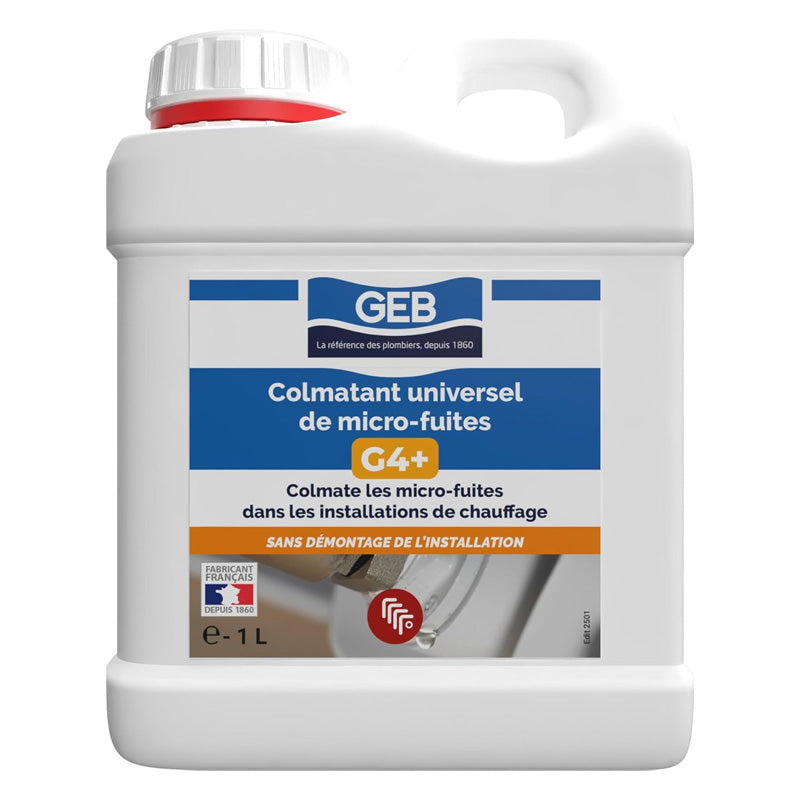 Liquide colmatant universel de micro fuites G4+ GEB pour colmatage des micros fuites 1L