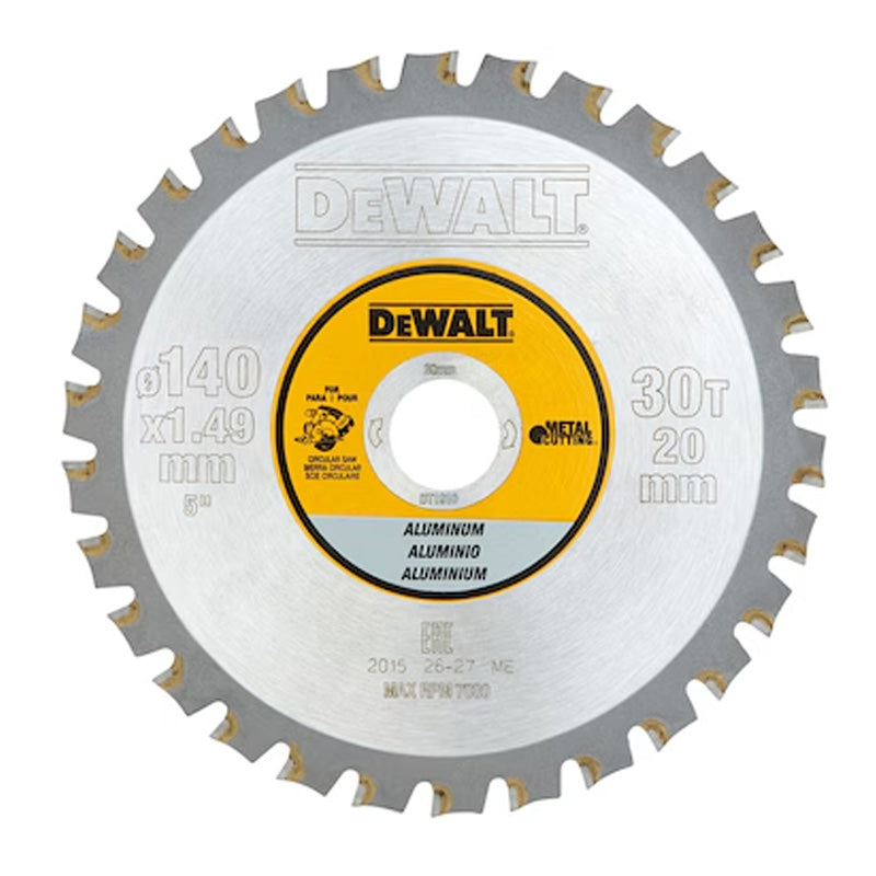 Lame de scie circulaire Carbure DEWALT 140x20 mm