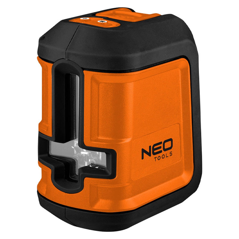 Laser croisé 15M - NEO TOOLS - 17-106 - Lignes vertes , fixation + étui
