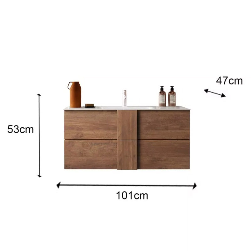 Meuble salle de bain suspendu ARREDOBAGNO CAMPANELLI 2 tiroirs + vasque 100cm