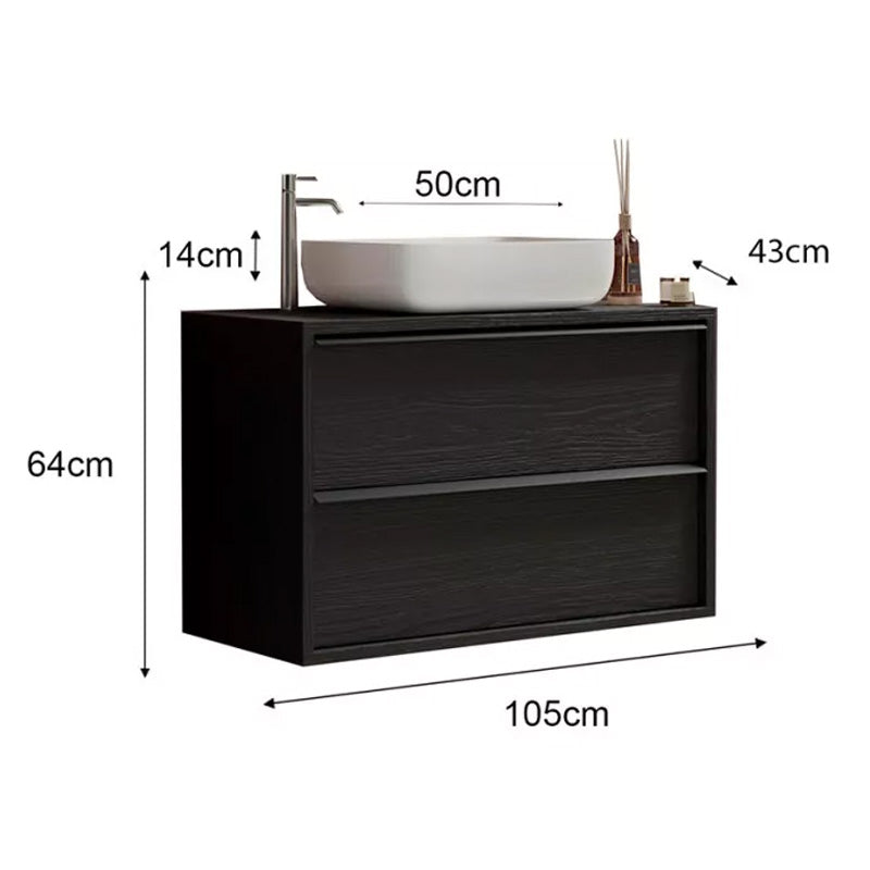 Meuble salle de bain suspendu ARREDOBAGNO CAMPANELLI 2 tiroirs + vasque à poser 110cm