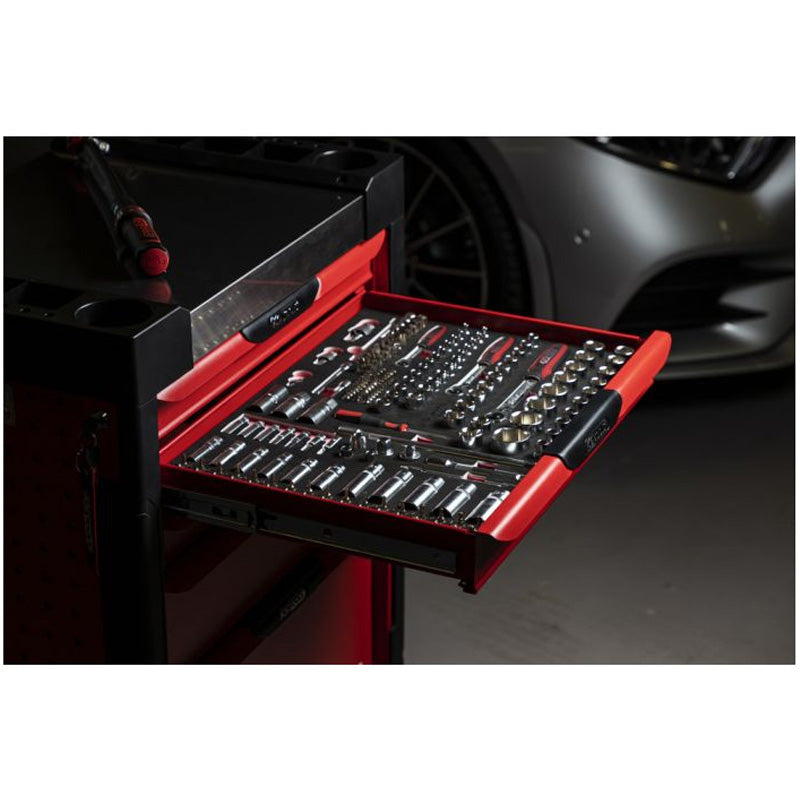 Module de douilles et accessoires 1/4'' - 3/8'' - 1/2'', 175 pièces - KS TOOLS - 711.1011