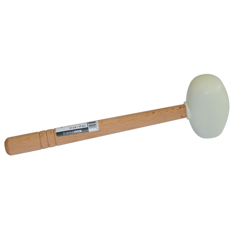 Maillet caoutchouc blanc pointe ronde 250 gr. - RUBI - 66905