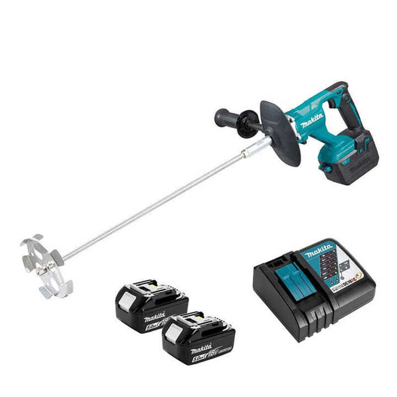 Malaxeur M12/14 2x5Ah 18V LXT ® MAKITA DUT130RTE en sac